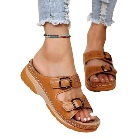 Thick-Soled Outdoor Wear Sandals Comfortable and Breathable Slippers for Daily Wear Summer Dressy Party 36 Khaki
Thick-Soled Outdoor Wear Sandals Comfortable and Breathable Slippers for Daily Wear Summer Dressy Party 36 Khaki