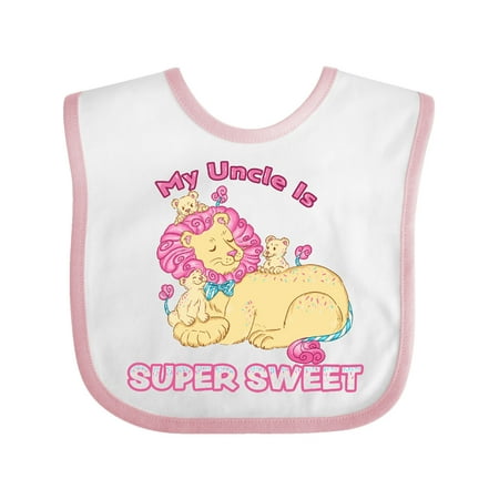 Inktastic My Uncle Is Super Sweet Cotton Candy Lions with Pink Mane Gift Baby Boy or Baby Girl Bib
Inktastic My Uncle Is Super Sweet Cotton Candy Lions with Pink Mane Gift Baby Boy or Baby Girl Bib