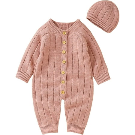 QWZNDZGR Infant Baby Girl Boy Fall Winter Knit Romper Onesie Footed Romper Ruffle Jumpsuit Waffle Cotton Button Jumpsuit
QWZNDZGR Infant Baby Girl Boy Fall Winter Knit Romper Onesie Footed Romper Ruffle Jumpsuit Waffle Cotton Button Jumpsuit