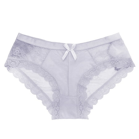 CLZOUD Relaxation Panties Grey Lace Women Lace Panties Women Bow Briefs Panties Lace Underwear L
CLZOUD Relaxation Panties Grey Lace Women Lace Panties Women Bow Briefs Panties Lace Underwear L