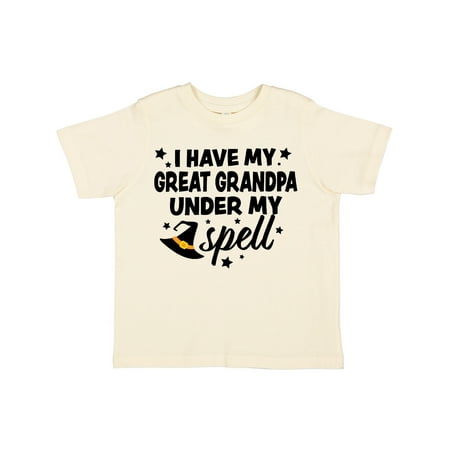 Inktastic I Have My Great Grandpa Under My Spell with Cute Witch Hat Gift Toddler Boy or Toddler Girl T-Shirt
Inktastic I Have My Great Grandpa Under My Spell with Cute Witch Hat Gift Toddler Boy or Toddler Girl T-Shirt