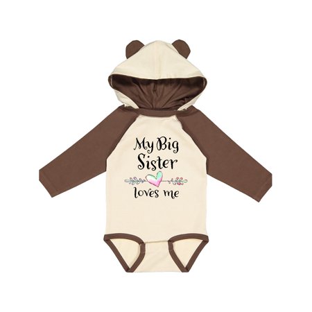 Inktastic My Big Sister Loves Me- Heart Gift Baby Boy or Baby Girl Long Sleeve Bodysuit
Inktastic My Big Sister Loves Me- Heart Gift Baby Boy or Baby Girl Long Sleeve Bodysuit