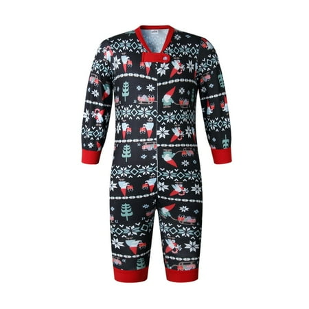 Tangnade home pajamas Parent-Child Warm Christmas Set Printed Home Wear Pajamas Baby Parent-child outfit Black 3M
Tangnade home pajamas Parent-Child Warm Christmas Set Printed Home Wear Pajamas Baby Parent-child outfit Black 3M