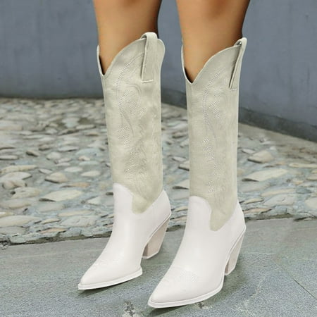 Fashion Heels Shoes Boots High Combat Breathable Zipper Retro Women s Women s Boots