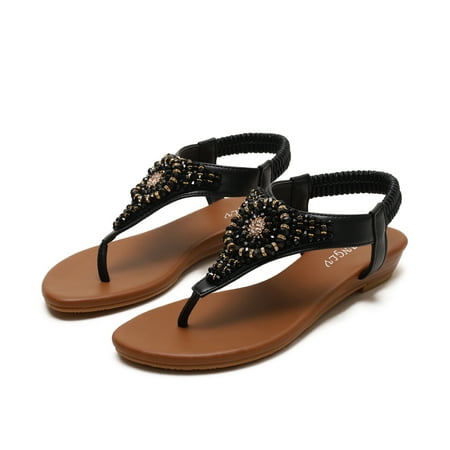 DAFENGEA Fashion Women Sandals Summer Boho Casual Flat Ankle Elastic T-Strap Thong Comfortable Flip Flops Beach Shoes Female Rhinestone Clip Open Toe Designer Footwear
DAFENGEA Fashion Women Sandals Summer Boho Casual Flat Ankle Elastic T-Strap Thong Comfortable Flip Flops Beach Shoes Female Rhinestone Clip Open Toe Designer Footwear