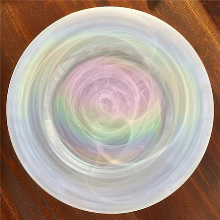 Red Pomegranate Collection 9947-0 13 in. Nuage Iridescent Lucid Charger Plate