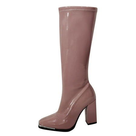 TAIAOJING Women s Mid Boots Comfortable Shoes Retro High Heels Booties Middle Solid Color Zipper Boots Zapatillas
TAIAOJING Women s Mid Boots Comfortable Shoes Retro High Heels Booties Middle Solid Color Zipper Boots Zapatillas