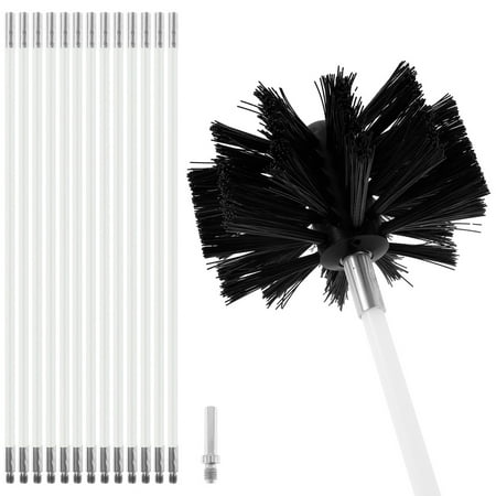 AoHao Chimney Sweep Kit 16 Long Handle Chimney Cleaning Brush Kit with 13*Rods Detachable Nylon Sweep Brush Drainage Pipeline Flue Cleaning Tool for Fireplace Dryer Vent Sewage Pipe Fume Hood
AoHao Chimney Sweep Kit 16 Long Handle Chimney Cleaning Brush Kit with 13*Rods Detachable Nylon Sweep Brush Drainage Pipeline Flue Cleaning Tool for Fireplace Dryer Vent Sewage Pipe Fume Hood