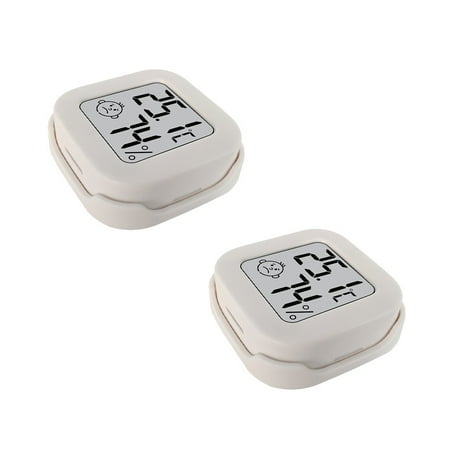 2PCS Digital Thermo Hygrometer Thermometer Humidity Temperature Meter Storage Tank
2PCS Digital Thermo Hygrometer Thermometer Humidity Temperature Meter Storage Tank