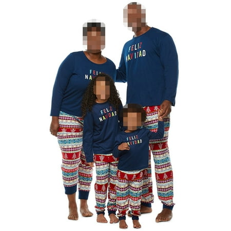 EYIIYE Christmas Navy Blue Letters Tops and Pants Family Matching Pajamas Sets Loungewear Unisex 2Pcs Sleepwear Nightwear Set
EYIIYE Christmas Navy Blue Letters Tops and Pants Family Matching Pajamas Sets Loungewear Unisex 2Pcs Sleepwear Nightwear Set