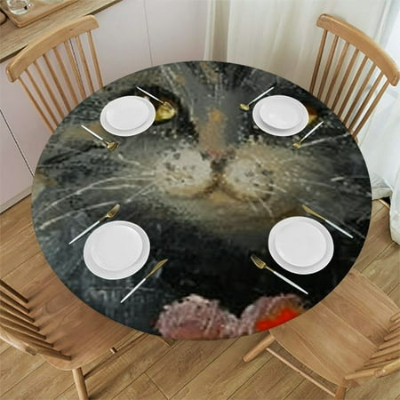 Sheronv Cute Cat Round Table Cover Stain Resistant Washable Indoor Outdoor Tablecloth Kitchen Dining Wedding Parties Waterproof Polyester Mother s Day Gift 46 -50
Sheronv Cute Cat Round Table Cover Stain Resistant Washable Indoor Outdoor Tablecloth Kitchen Dining Wedding Parties Waterproof Polyester Mother s Day Gift 46 -50