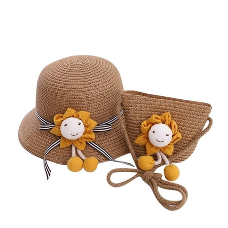 dmqupv Sun Straw Hat Beach Sunshade Children + Kids Smile Straw Bag Girls Hat Cartoon Kids Baby Girl Hats 0-3 Months
dmqupv Sun Straw Hat Beach Sunshade Children + Kids Smile Straw Bag Girls Hat Cartoon Kids Baby Girl Hats 0-3 Months