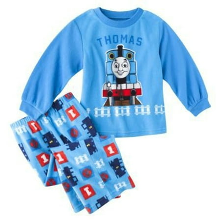 Thomas the Train Baby-boys Infant Boys Microfleece Pajamas Set 18mos Blue