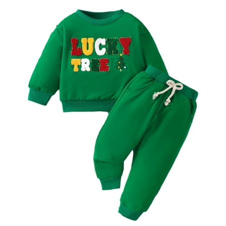 Toddler Boys Casual Outfit Sets Boys Clothes Christmas Long Sleeves Letters Prints Sweatshirts Top Pants 2Pcs Soft Kids Clothes Cute Children s Suit Green 18-24 Months
Toddler Boys Casual Outfit Sets Boys Clothes Christmas Long Sleeves Letters Prints Sweatshirts Top Pants 2Pcs Soft Kids Clothes Cute Children s Suit Green 18-24 Months