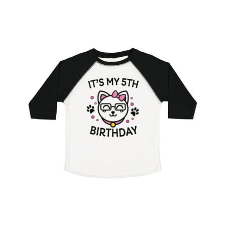 Inktastic Its My 5th Birthday with Cat in Glasses Gift Toddler Toddler Girl T-Shirt
Inktastic Its My 5th Birthday with Cat in Glasses Gift Toddler Toddler Girl T-Shirt