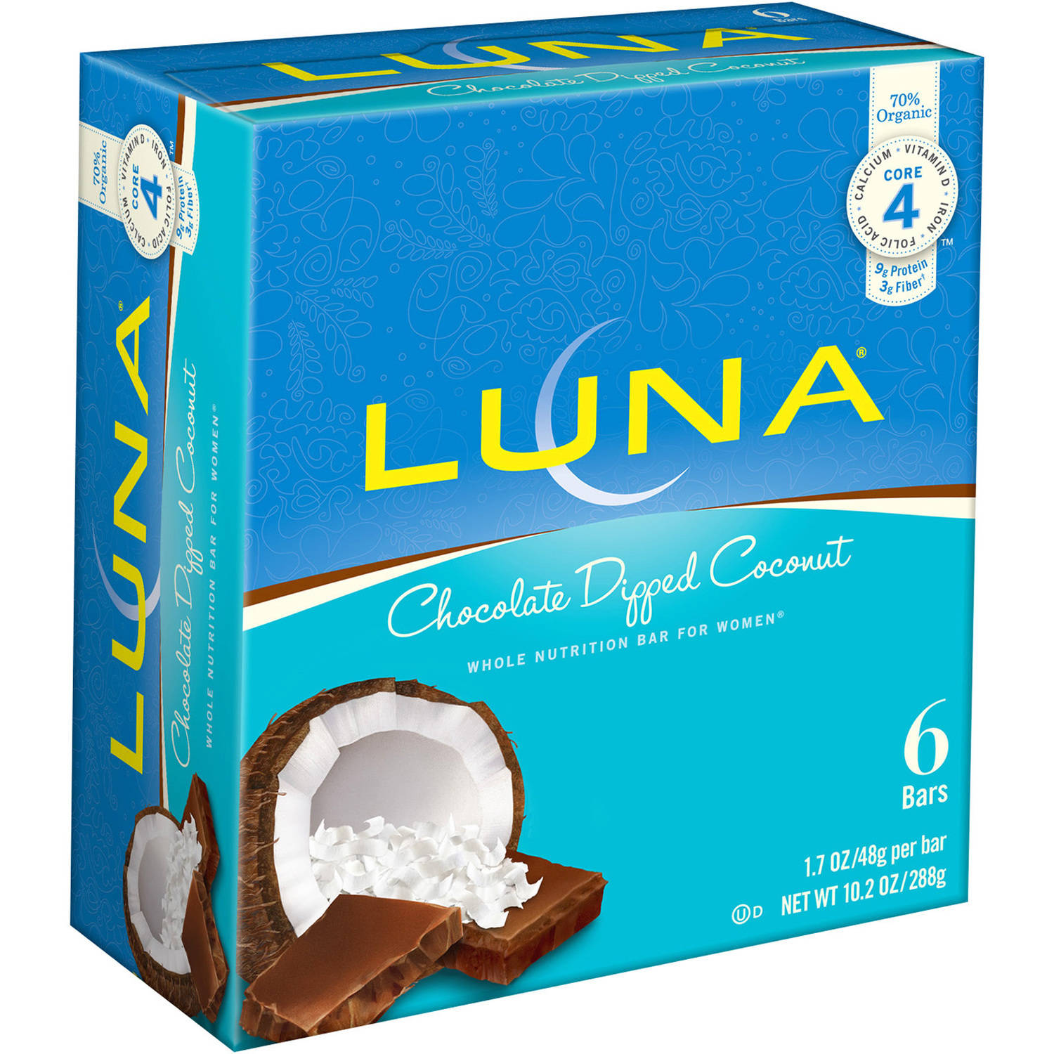 Luna S'mores Whole Nutrition Bar For Women, 10.14 Oz