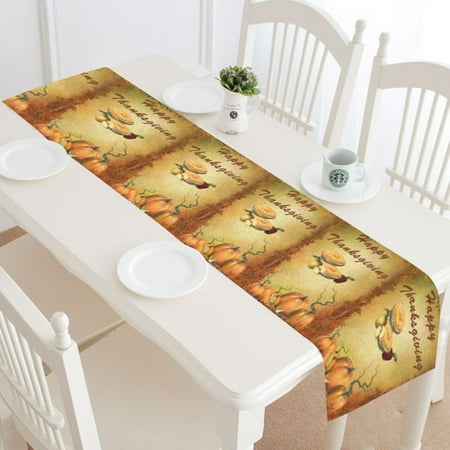 MYPOP Autumn Harvest Festival Table Runner Home Decor 16x72 Inch Happy Thanksgiving Pumpkin Table Cloth Runner for Wedding Party Banquet Decoration
MYPOP Autumn Harvest Festival Table Runner Home Decor 16x72 Inch Happy Thanksgiving Pumpkin Table Cloth Runner for Wedding Party Banquet Decoration