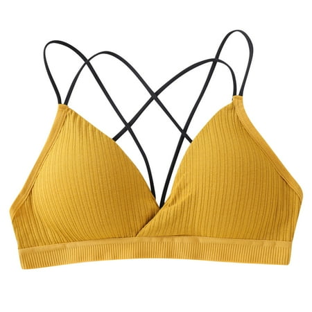 Bras For Women Spiral Wrap Sports Bra Cross Straps Sling Chest Pad Vest No Steel Rings Cotton Underwear Bra
Bras For Women Spiral Wrap Sports Bra Cross Straps Sling Chest Pad Vest No Steel Rings Cotton Underwear Bra