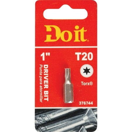 3 PK-Do it T20 TORX 1 In. Insert Screwdriver Bit