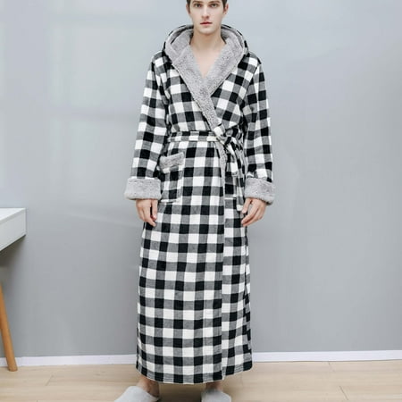Zedker Bathrobe For Women Womens Robes Long Autumn And Winter Thickening Plus Velvet Plaid Warm Couple Pajamas Bathrobe Clearance
Zedker Bathrobe For Women Womens Robes Long Autumn And Winter Thickening Plus Velvet Plaid Warm Couple Pajamas Bathrobe Clearance