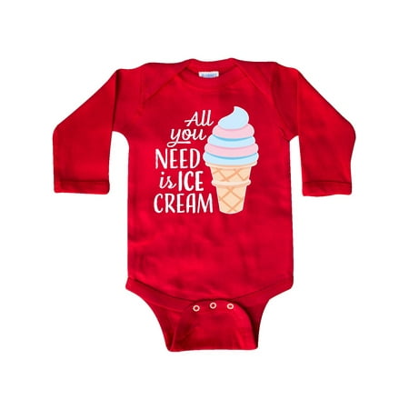 Inktastic All You Need is Ice Cream with Ice Cream Cone Gift Baby Boy or Baby Girl Long Sleeve Bodysuit
Inktastic All You Need is Ice Cream with Ice Cream Cone Gift Baby Boy or Baby Girl Long Sleeve Bodysuit