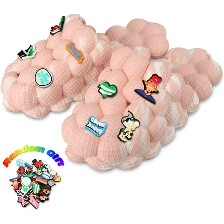 Massage Bubble Slides for Women Men Non-slip Summer Bubble Slippers Cloud Cushion Thick Sole Spa Slides Slippers for Gym Shower Bedroom Home Sandals Soft EVA Foam Golf Ball Slides
Massage Bubble Slides for Women Men Non-slip Summer Bubble Slippers Cloud Cushion Thick Sole Spa Slides Slippers for Gym Shower Bedroom Home Sandals Soft EVA Foam Golf Ball Slides