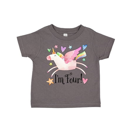 Inktastic I m 4 Cute Rainbow Unicorn with Stars and Hearts Gift Toddler Boy or Toddler Girl T-Shirt
Inktastic I m 4 Cute Rainbow Unicorn with Stars and Hearts Gift Toddler Boy or Toddler Girl T-Shirt