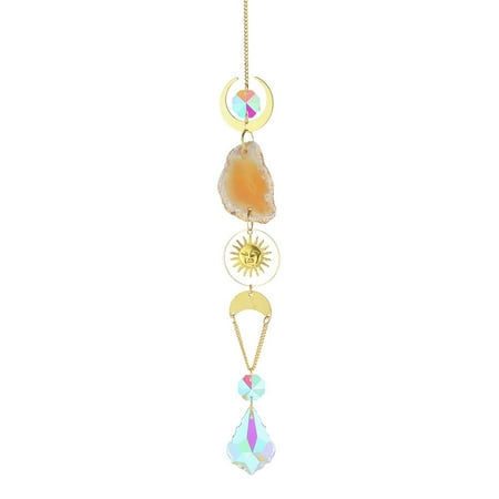 Crystal Light Catcher Devil Eye Planet Metal Wind Chimes for Home Wall (Orange)
Crystal Light Catcher Devil Eye Planet Metal Wind Chimes for Home Wall (Orange)
