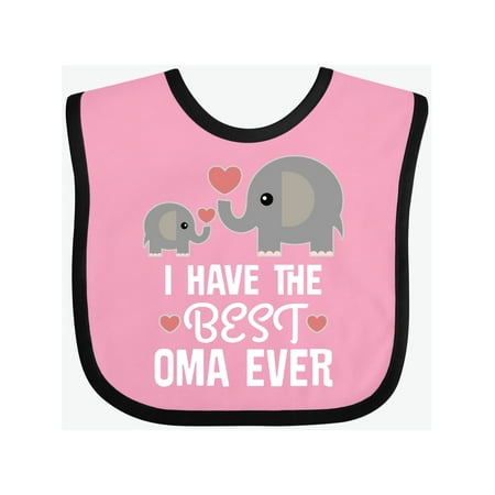 Inktastic Best Oma Ever Grandchild Gift Gift Baby Boy or Baby Girl Bib