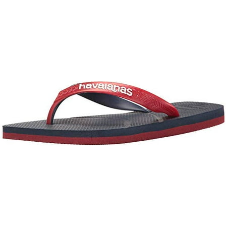 Havaianas Men s Casual Flip Flop Sandal Navy Blue/Red 13 M US