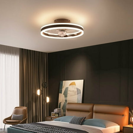 Fichiouy 20 Invisible Ceiling Fan Light LED Dimmable 3 Colors Chandelier Lamp with Remote for Bedroom
Fichiouy 20 Invisible Ceiling Fan Light LED Dimmable 3 Colors Chandelier Lamp with Remote for Bedroom