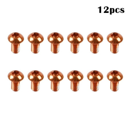 TALENT Outdoor Product 12Pcs T25 Durable Titanium Bike Torx Head Bolts Disc Brake Screws For Bicycle (Orange)
TALENT Outdoor Product 12Pcs T25 Durable Titanium Bike Torx Head Bolts Disc Brake Screws For Bicycle (Orange)
