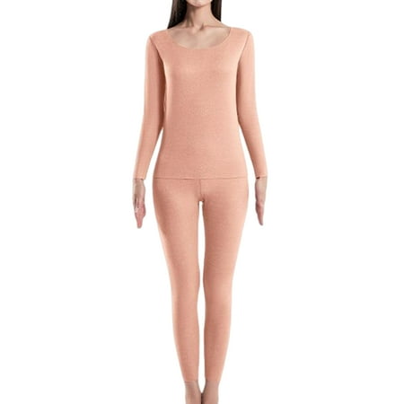 maytalsoy Women Underwear Set Solid Color Lady Thermal Long Johns Cold Weather Baselayer Full Sleeve Clothing Comfortable Sleepwear Pink Women
maytalsoy Women Underwear Set Solid Color Lady Thermal Long Johns Cold Weather Baselayer Full Sleeve Clothing Comfortable Sleepwear Pink Women