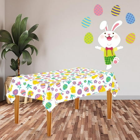 Easter Table Cover Easter Egg Tablecloth Disposable Plastic Rectangle Tablecloth Waterproof for Kitchen Dining Room Easter Party Home Decor
Easter Table Cover Easter Egg Tablecloth Disposable Plastic Rectangle Tablecloth Waterproof for Kitchen Dining Room Easter Party Home Decor