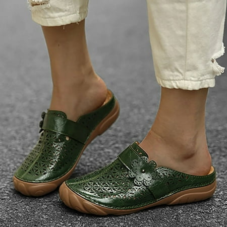 Slippers Clearance Ladies Fashion Baotou Breathable Lightweight Hollow Wedge Casual Sandals
Slippers Clearance Ladies Fashion Baotou Breathable Lightweight Hollow Wedge Casual Sandals