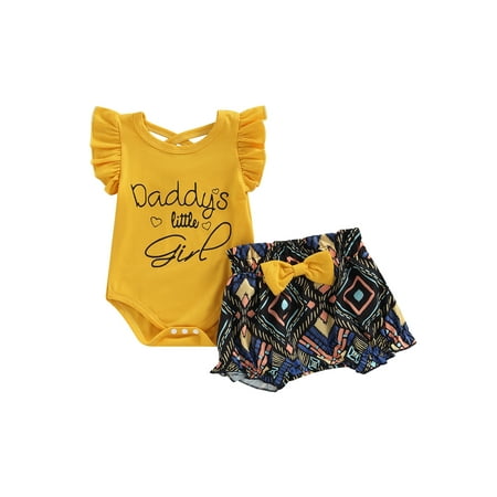 Bagilaanoe 2 Pieces Baby Girl Set Father s Day Summer Letter Heart Print Round Neck Fly Sleeve Romper+Geometric Patterns Shorts 0-18 Months
Bagilaanoe 2 Pieces Baby Girl Set Father s Day Summer Letter Heart Print Round Neck Fly Sleeve Romper+Geometric Patterns Shorts 0-18 Months