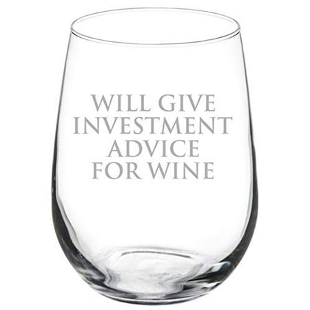 Wine Glass Goblet Will Give Investment Advice For Wine Funny Banker Broker Investment Advisor (17 oz Stemless)
Wine Glass Goblet Will Give Investment Advice For Wine Funny Banker Broker Investment Advisor (17 oz Stemless)