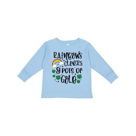Inktastic St. Patrick s Day Rainbows Clovers & Pots of Gold Gift Toddler Boy or Toddler Girl Long Sleeve T-Shirt
Inktastic St. Patrick s Day Rainbows Clovers & Pots of Gold Gift Toddler Boy or Toddler Girl Long Sleeve T-Shirt