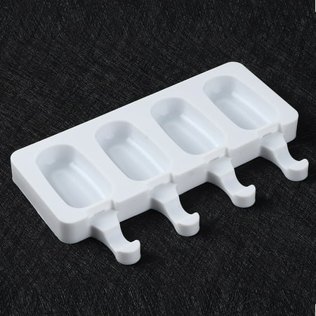 Zerodis Ice Cream Mold 4-Grid Food Grade Silicone Ice Cream Mold Ice Bar Mold Making Tool With Stick For Household DIY
Zerodis Ice Cream Mold 4-Grid Food Grade Silicone Ice Cream Mold Ice Bar Mold Making Tool With Stick For Household DIY