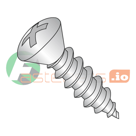 #10 x 5/8 Type A Self-Tapping Screws / Phillips / Oval Head / 18-8 Stainless Steel (Quantity: 3 000 pcs)
#10 x 5/8 Type A Self-Tapping Screws / Phillips / Oval Head / 18-8 Stainless Steel (Quantity: 3 000 pcs)