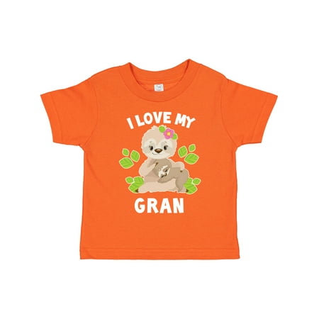 Inktastic Cute Sloth I Love My Gran with Green Leaves Gift Toddler Boy or Toddler Girl T-Shirt
Inktastic Cute Sloth I Love My Gran with Green Leaves Gift Toddler Boy or Toddler Girl T-Shirt