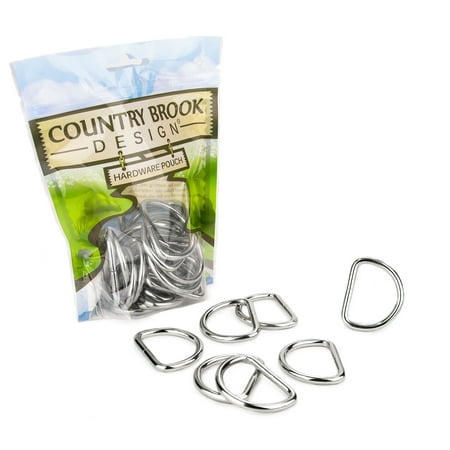 25 - Country Brook Design® 1 1/2 inch Heavy Welded D-Rings