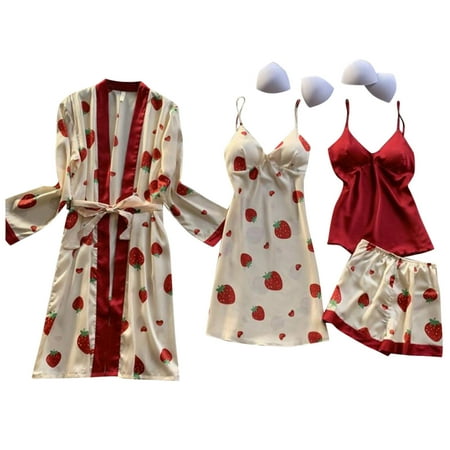 uikmnh Women Nightgown Sets Women Pajamas Robes Gown Nightgown Sets 4 Pieces Heart Dot SimpleDaily Bed Satin Breathable Gift Yellow M
uikmnh Women Nightgown Sets Women Pajamas Robes Gown Nightgown Sets 4 Pieces Heart Dot SimpleDaily Bed Satin Breathable Gift Yellow M