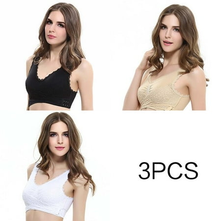QWZNDZGR 3pcs/set Push Up Bras for Women Lace Solid Color Cross Side Buckle Wireless Plus Size Women Sleep Bra Soft Bralette Top
QWZNDZGR 3pcs/set Push Up Bras for Women Lace Solid Color Cross Side Buckle Wireless Plus Size Women Sleep Bra Soft Bralette Top