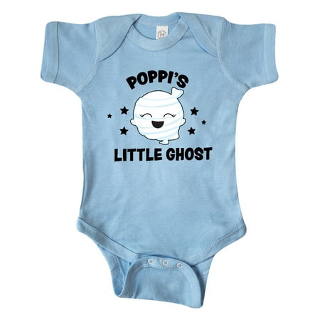 Inktastic Cute Poppi s Little Ghost with Stars Gift Baby Girl Bodysuit