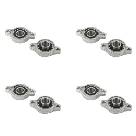 KFL002 FL002 Self Aligning Pillow Block Flange Bearing 15mm 8PCS
