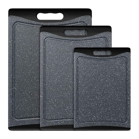 Cutting Boards for Kitchen (Set of 3) Cutting Board Set Dishwasher Chopping Board with Grooves Easy- Handles 
Cutting Boards for Kitchen (Set of 3) Cutting Board Set Dishwasher Chopping Board with Grooves Easy- Handles