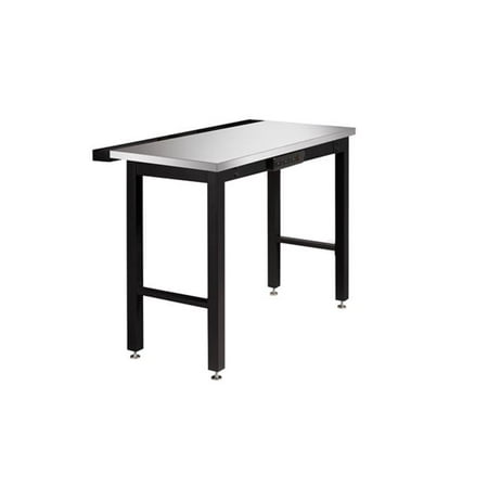 NewAge Products 31050 48 inch Workbench with Powerbar Stainless Steel
