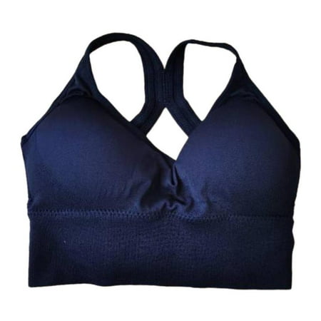 Womens Shock Absorber Comfy Sports Bra Fitness Stretch Workout Crop Top Underwear Gymwear Activewear Push Up Bra - Blue XL
Womens Shock Absorber Comfy Sports Bra Fitness Stretch Workout Crop Top Underwear Gymwear Activewear Push Up Bra - Blue XL