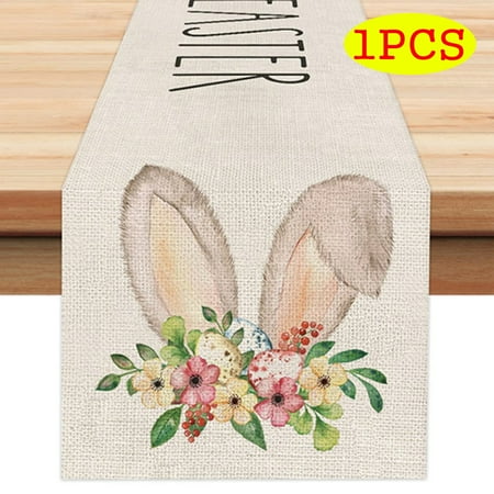 Rabbit Bunny Flowers Easter Placemats Table Runner for Dining Table Spring Summer Seasonal Holiday Rustic Vintage Washable Table Mats for Home Party Decor(Size1 1PCS Table Runner)
Rabbit Bunny Flowers Easter Placemats Table Runner for Dining Table Spring Summer Seasonal Holiday Rustic Vintage Washable Table Mats for Home Party Decor(Size1 1PCS Table Runner)